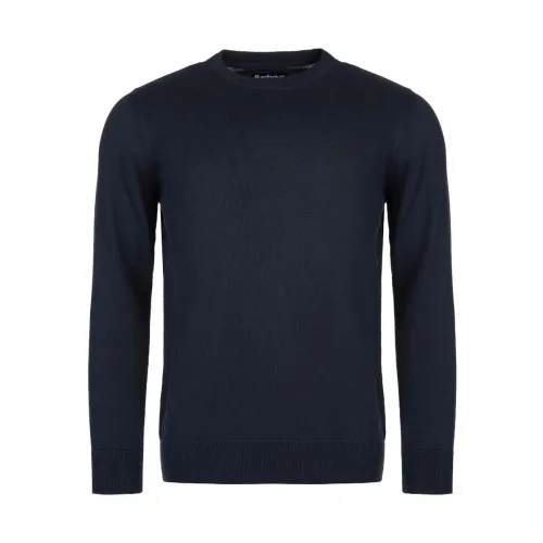 Barbour , Pima Sweater ,Blue male, Sizes: