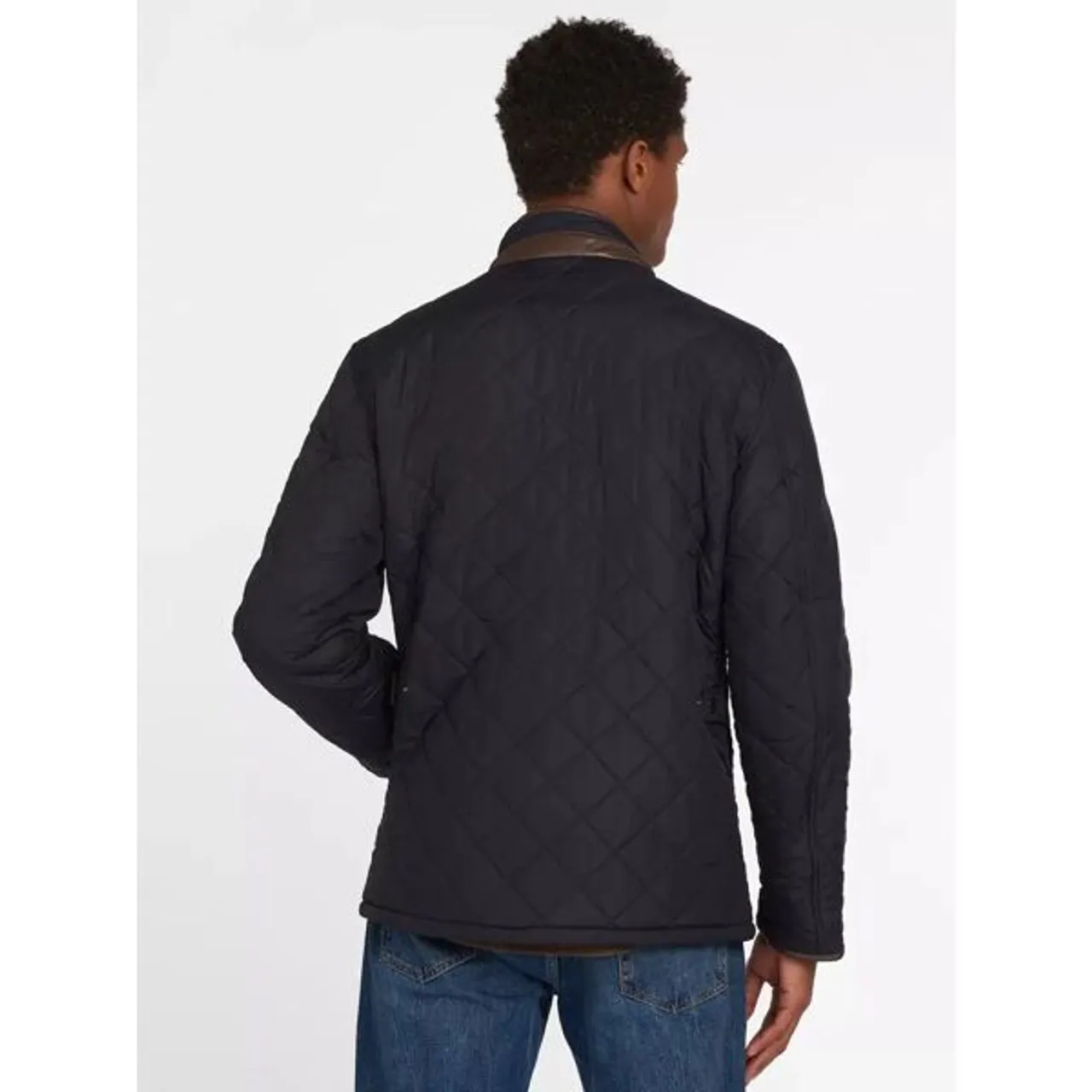 Barbour Powell Quilted Jacket - Navy - Male