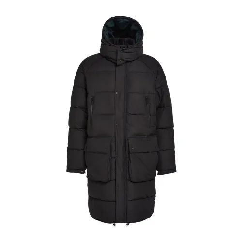 Barbour , Quilted Baffle Jacket ,Black male, Sizes: