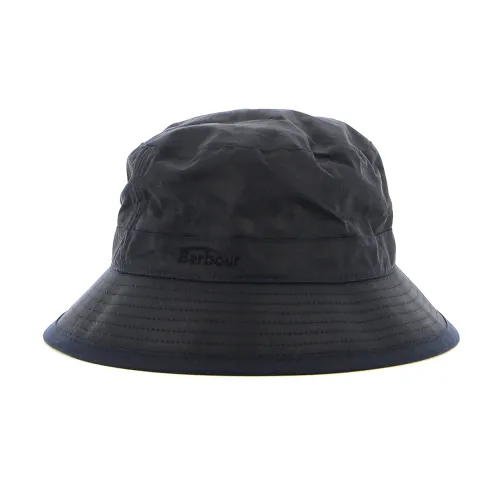 Barbour , Rainproof Cotton Sports Hat ,Black male, Sizes: