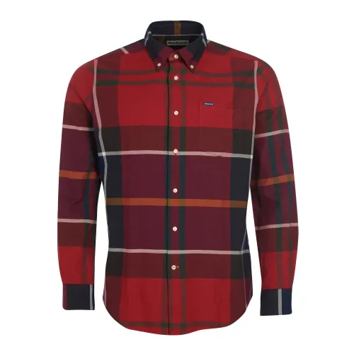 Barbour , Red Dunoon Tailored Shirt ,Multicolor male, Sizes: