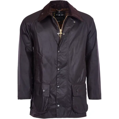 Barbour , Stylish Brown Wax Jacket ,Brown male, Sizes: