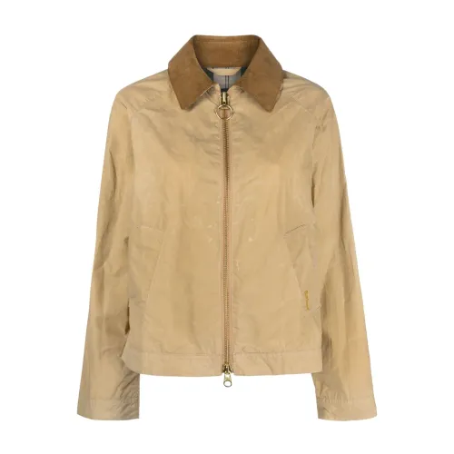 Barbour , Stylish Jackets for Men and Women ,Beige female, Sizes:
