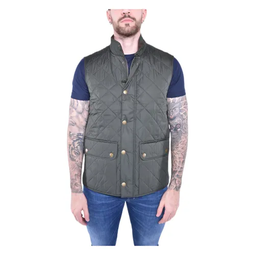 Barbour , Stylish Lowerdale Gilet ,Green male, Sizes: