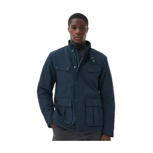 Barbour , Waterproof Duke Jacket - Breathable Outdoor ,Blue male, Sizes: