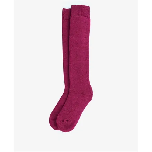 Barbour Wellington Knee Socks - Pink