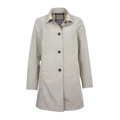 Barbour , White Coats for Men and Women ,White female, Sizes: