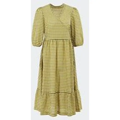 Barbour Women's Addison Dress in Sunrise Yellow Check