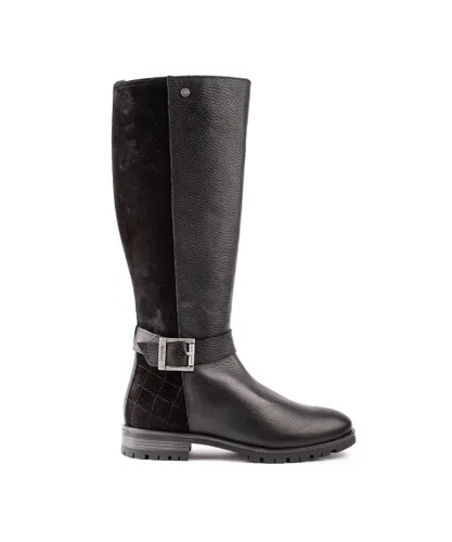Barbour Womens Alisha Boots - Black Leather