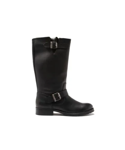 Barbour Womens California Boots - Black Leather