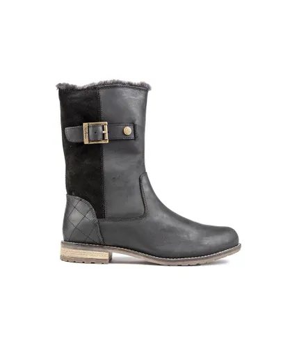 Barbour Womens Clare Boots - Black Leather