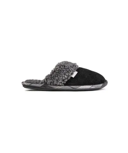 Barbour Womens Lydia Slippers - Black Suede