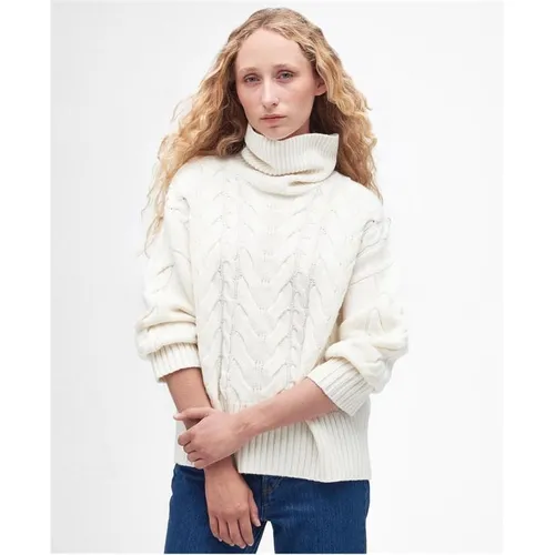 Barbour Woodlane Knitted Jumper - Cream