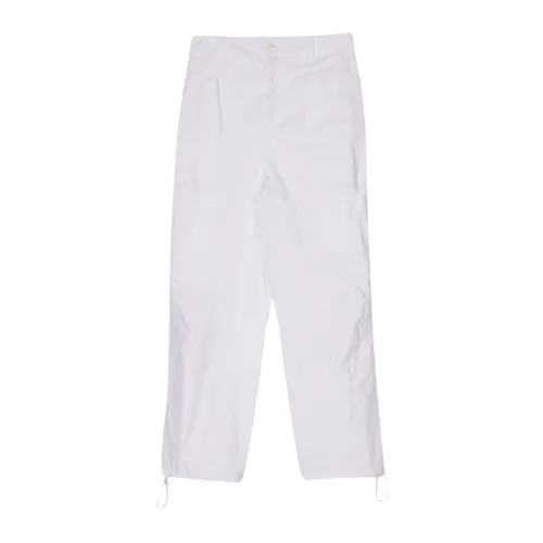 Barena Venezia , Cargo Drawstring Pants with Double Side Pockets ,White female, Sizes: