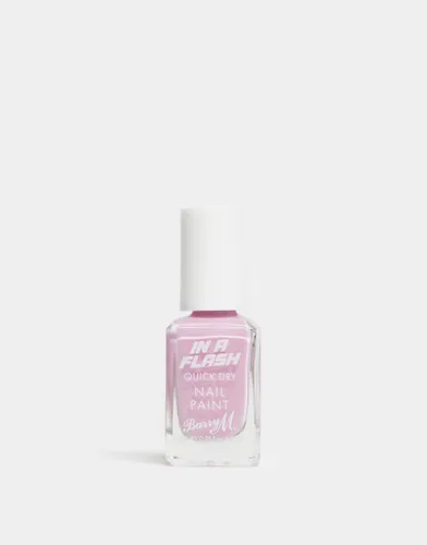Barry M In A Flash Quick Dry Nail Paint - Runaway Rose-Pink