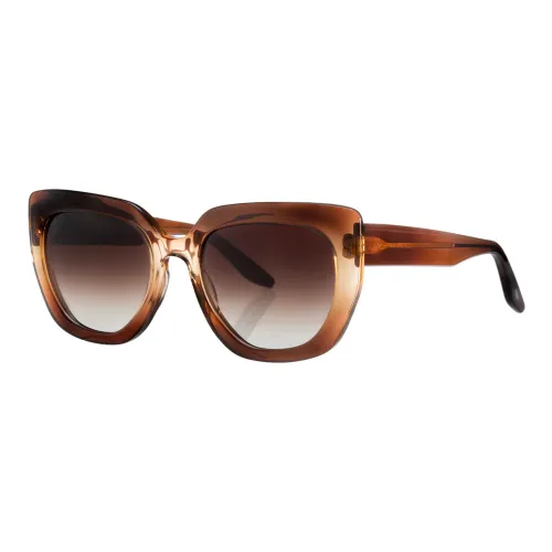 Barton Perreira , Akahi Sunglasses in Brown/Brown Shaded ,Brown unisex, Sizes: