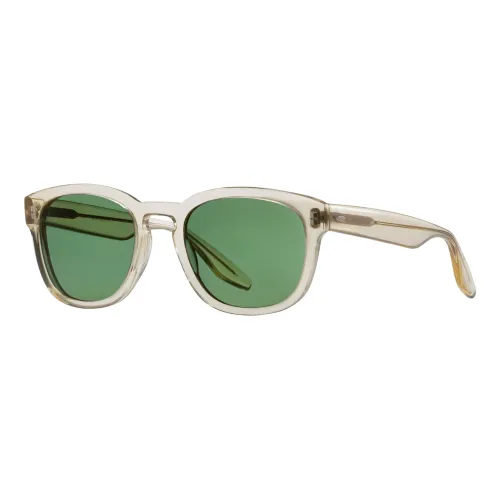 Barton Perreira , Nelson Transparent/Green Sunglasses ,Gray unisex, Sizes: