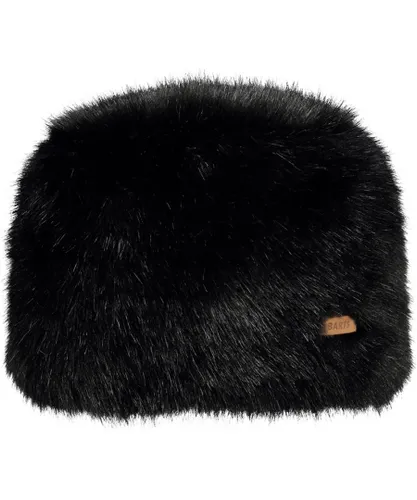 Barts Womens Josh Warm Faux Fur Fleece Lined Hat - Black - One