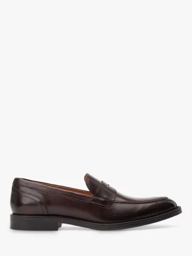 Base London Kennedy Slip On Loafers, Brown - Brown - Male