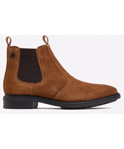 Base London Nelson LEATHER Mens - Brown