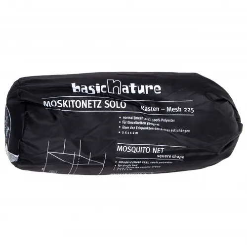 Basic Nature - Moskitonetz Klassik Mesh 225 - Mosquito net size 2 x 1 x 2 m