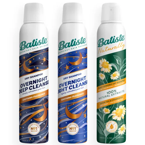 Batiste Hit Snooze Bundle - 3-Pack Dry Shampoo Variety