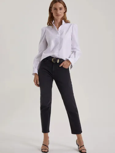 Baukjen Organic Slim Leg Jeans, Washed Black - Washed Black - Female