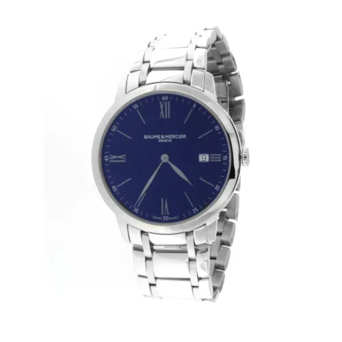 Baume et Mercier , Classima 10382 Quartz Blue Dial Watch ,Blue female, Sizes: ONE SIZE