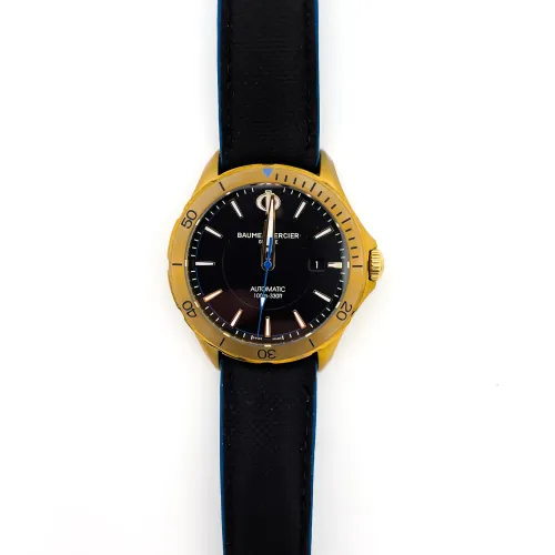 Baume et Mercier , Man - M0A10500 - Clifton Club Automatic Watch ,Black male, Sizes: ONE SIZE