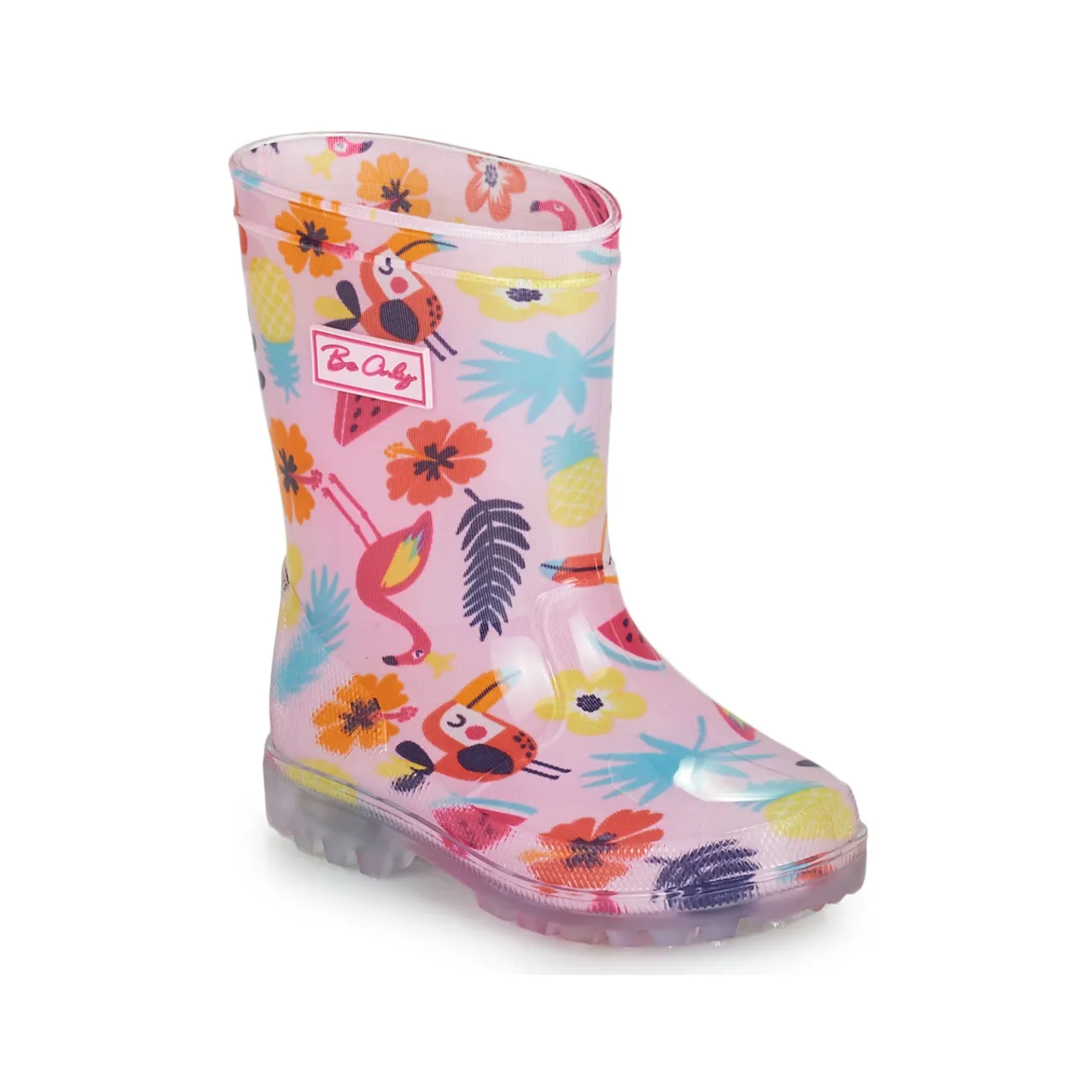 Be Only  JANEIRO  girls's Children's Wellington Boots in Pink