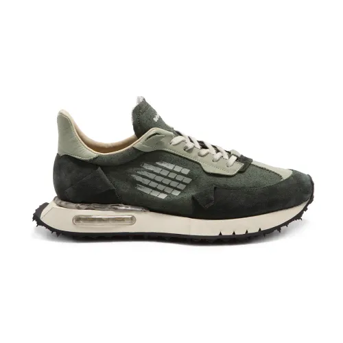 Be Positive , Mens Shoes Sneakers Verde Ss22 ,Green male, Sizes: