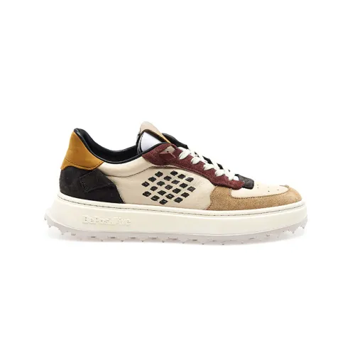 Be Positive , Vintage-Inspired Cuprace Basket Sneakers ,Multicolor female, Sizes: