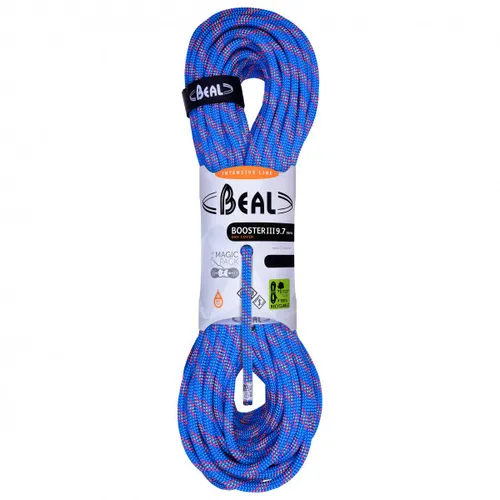 Beal - Booster III 9,7 mm - Single rope size 50 m, blue