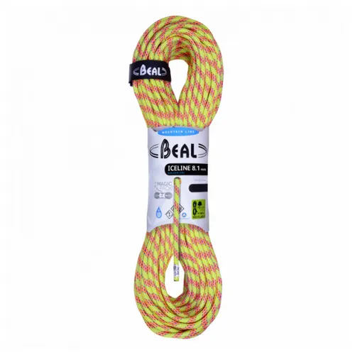 Beal - Ice Line Golden Dry 8,1 mm - Half rope size 2 x 50 m, multi