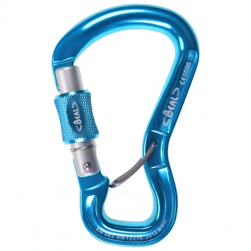 Beal - Orient Express - Screwgate carabiner size One Size, blue