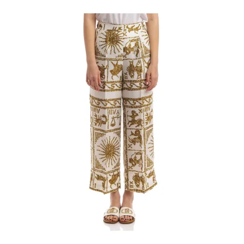 Beatrice .b , Wide Trousers ,Beige female, Sizes: