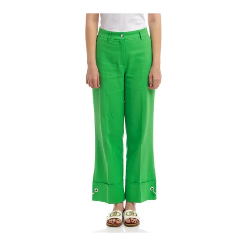 Beatrice .b , Wide Trousers ,Green female, Sizes: