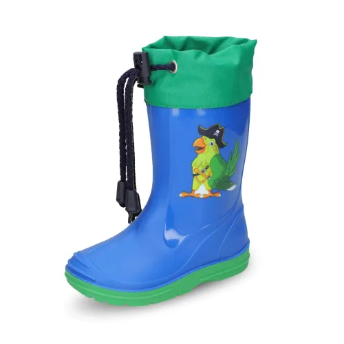 Beck Unisex Kids Parrot Wellington rain boots