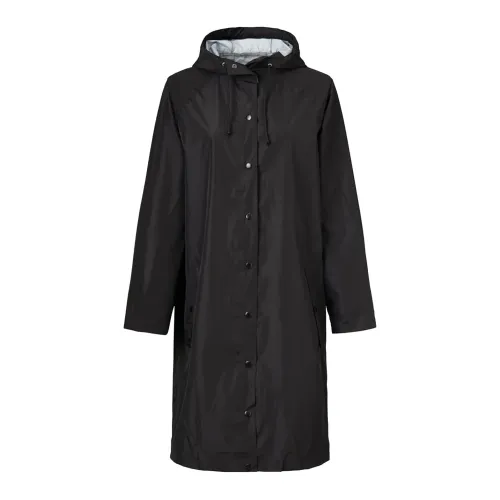 Becksöndergaard , Simple Rain Jacket ,Black female, Sizes: