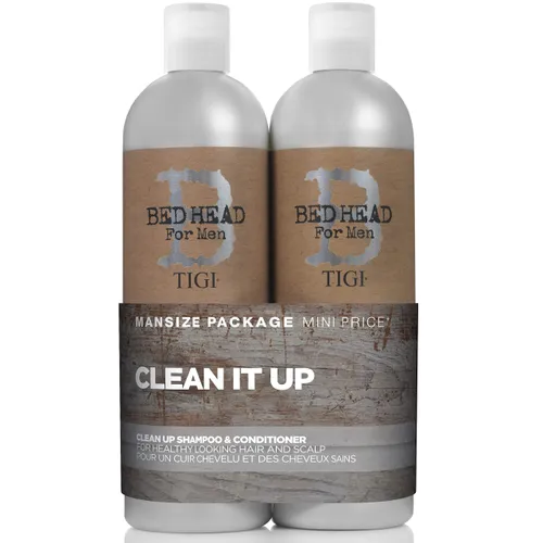 Bed Head for Men by TIGI | Clean Up Shampoo and Conditioner