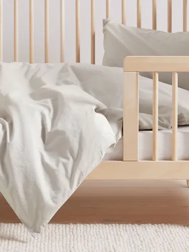 Bedfolk Toddler Duvet Cover, 140 x 120cm - Clay - Unisex