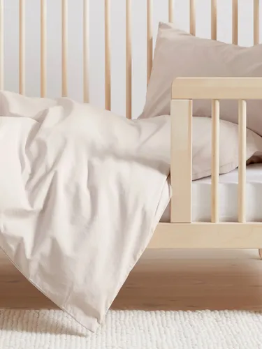 Bedfolk Toddler Duvet Cover, 140 x 120cm - Rose - Unisex