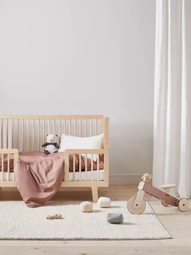 Bedfolk Toddler Duvet Cover, 140 x 120cm - Rust - Unisex