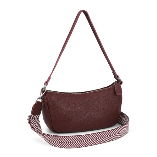 befen Green Genuine Leather Shoulder Bags for Women Small