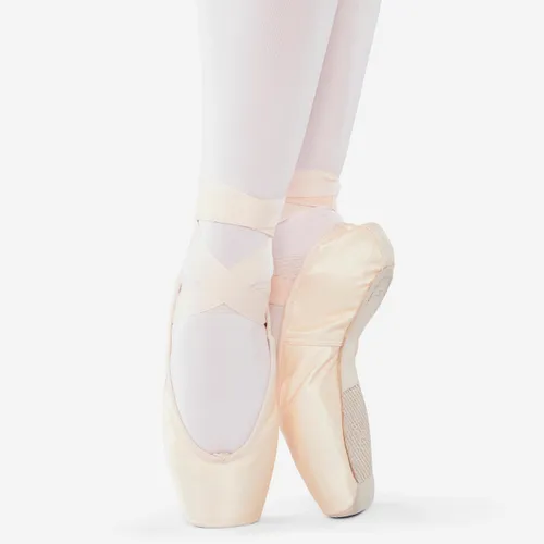 Beginner Pointe Shoes With Flexible Soles - Sizes 1 To 8