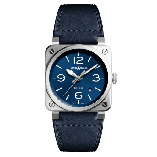 Bell & Ross , Watch ,Blue male, Sizes: ONE SIZE