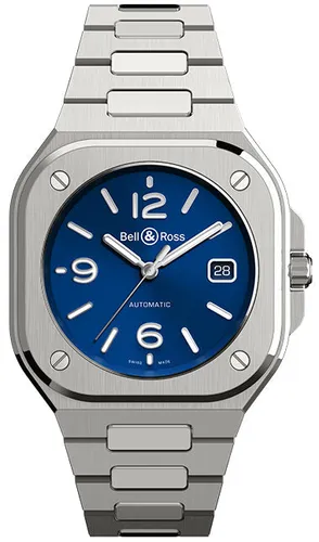 Bell & Ross Watch BR 05 Auto Blue Steel Bracelet