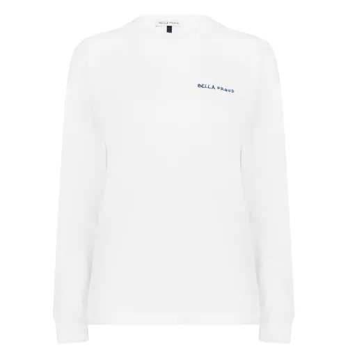 BELLA FREUD Long Sleeve T-Shirt - White