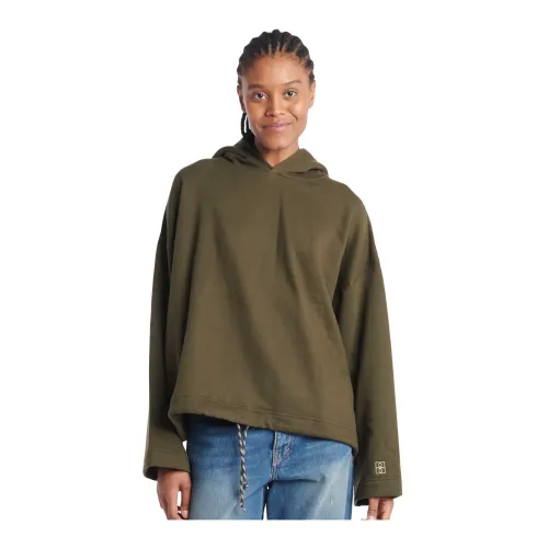 Bellerose , Green Drawstring Sweatshirt ,Green female, Sizes: