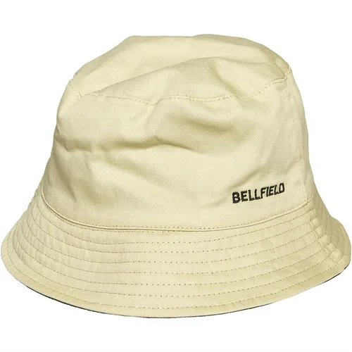 Bellfield Mens Reversible Bucket Hat Olive/Sand